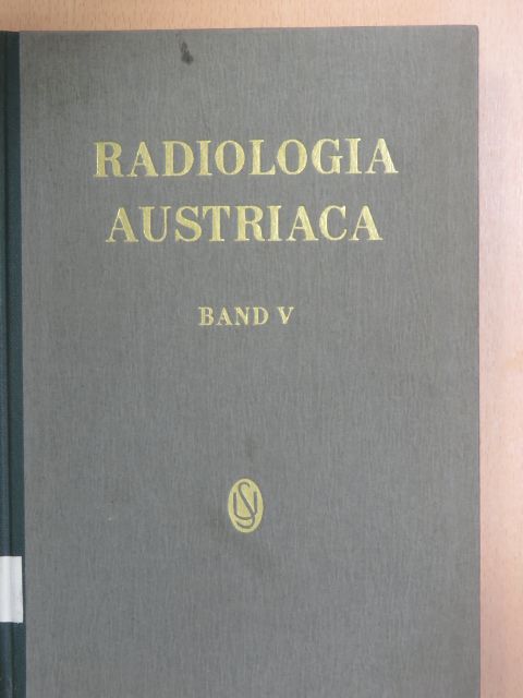 Dr. F. Sommer - Radiologia Austriaca V. [antikvár]