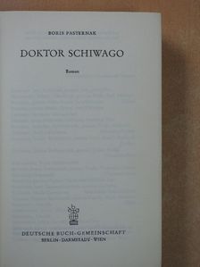 Boris Pasternak - Doktor Schiwago [antikvár]