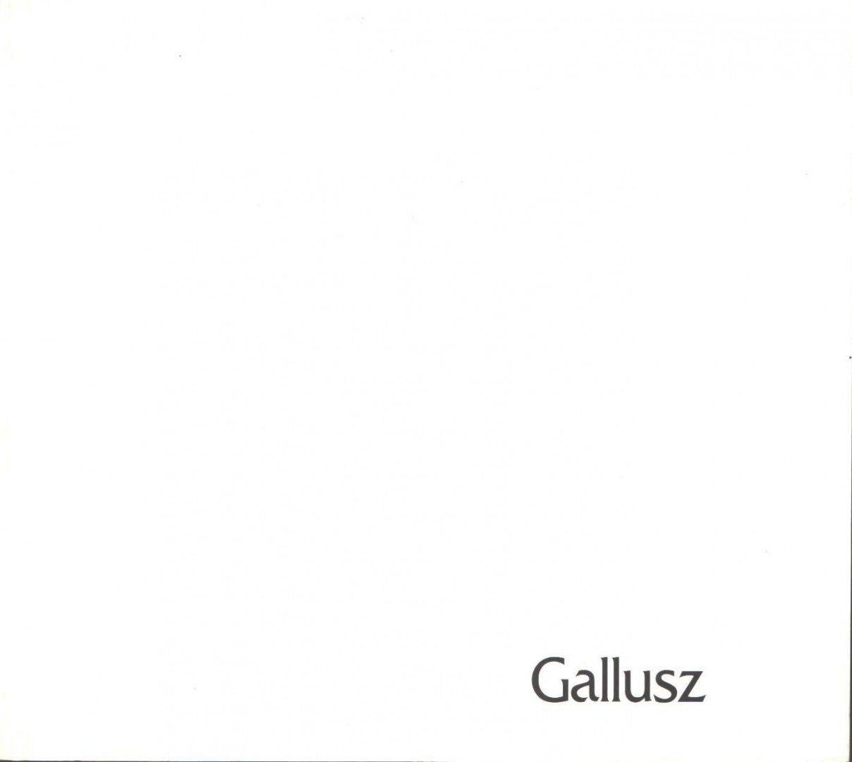 ANDRÁSI GÁBOR - Gallusz [antikvár]