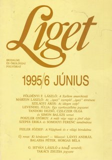 Levendel Júlia, Horgas Béla - Liget 1995/6. szám [antikvár]