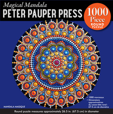 Peter Pauper Puzzle 1000 db Magical Mandala kör alakú