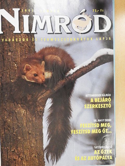 Bede Szilvia - Nimród 1991-1992. január-december [antikvár]
