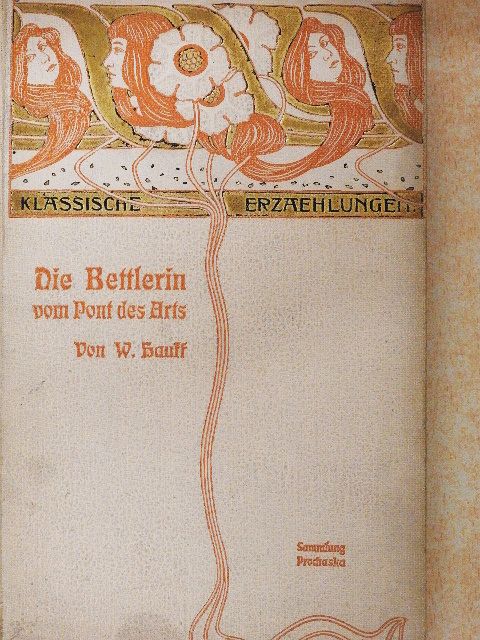 Wilhelm Hauff - Die Bettlerin vom Pont des Arts (gótbetűs) [antikvár]
