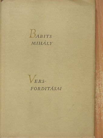 Anakreon - Babits Mihály versfordításai [antikvár]