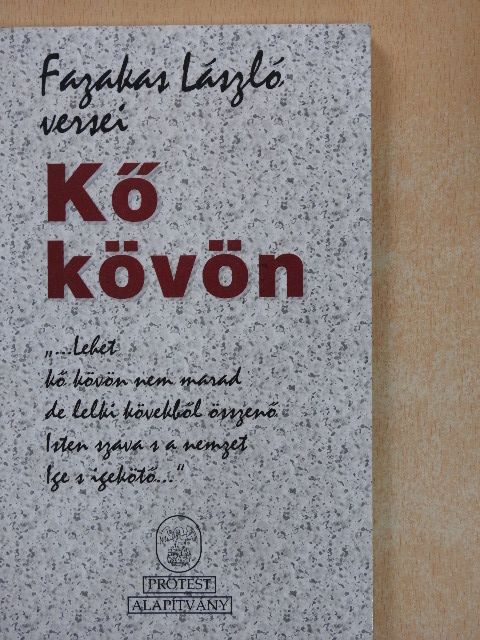 Fazakas László - Kő kövön [antikvár]
