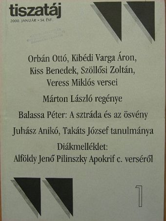 Bertók László - Tiszatáj 2000. január-december [antikvár]