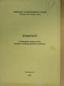 Makay Sándor - Útmutató a közforgalmú gyógyszertárak aszeptikus helyiségcsoportjának építéséhez [antikvár]