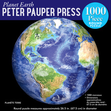 Peter Pauper Puzzle 1000 db Planet Earth kör alakú