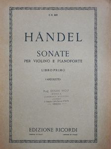 G. F. Händel - Sonate I. [antikvár]