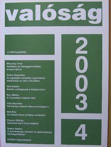 Bán Éva - Valóság 2003. április [antikvár]