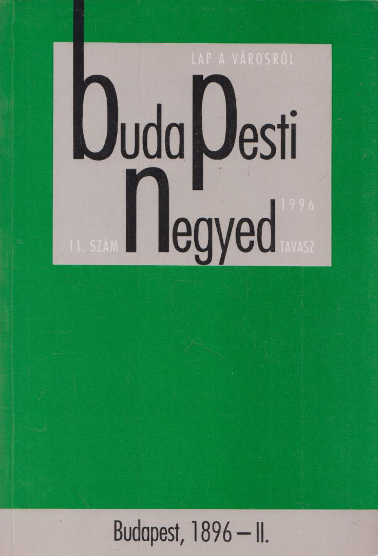 Gerő András - Budapesti Negyed 1996. tavasz [antikvár]