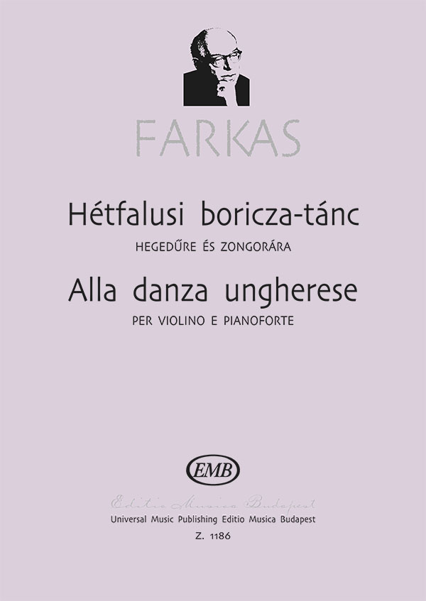 Farkas Ferenc - HÉTFALUSI BORICZA-TÁNC HEGEDŰRE ÉS ZONGORÁRA