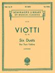 VIOTTI - SIX DUETS FOR TWO VIOLINS OP.20