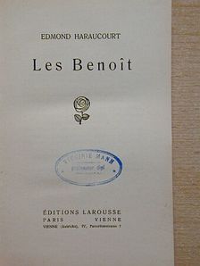 Edmond Haraucourt - Les Benoit [antikvár]