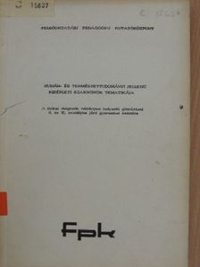 Dr. Bódi Ferenc - Humán- és természettudományi jellegű kísérleti szakkörök tematikája [antikvár]