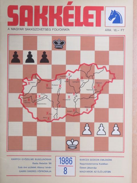 Sakkélet 1986. augusztus 20. [antikvár]