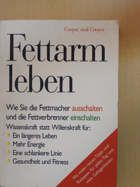 Leslie L. Cooper - Fettarm leben [antikvár]