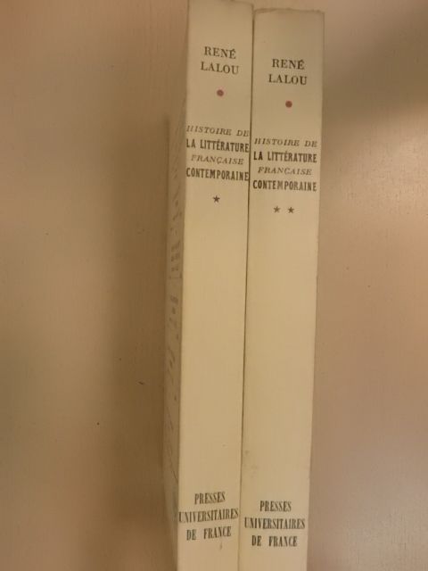Histoire de la littérature francaise contemporaine I-II. [antikvár]