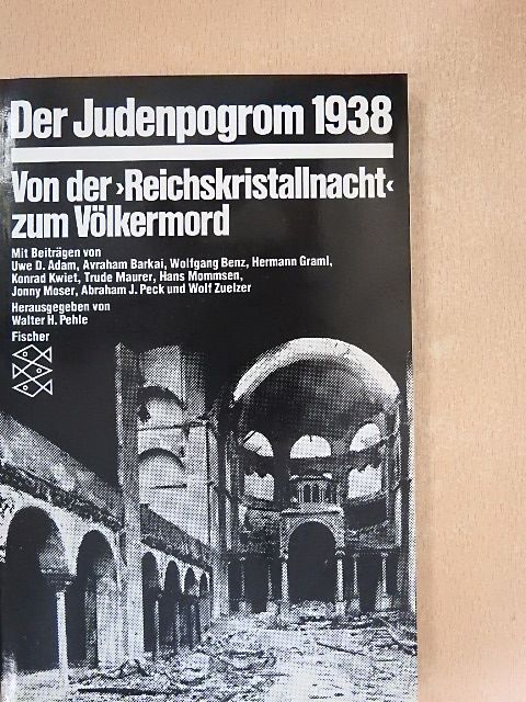 Avraham Barkai - Der Judenpogrom 1938 [antikvár]
