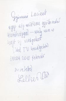 Lelkes Péter - Óbudai Díszpolgárok / Szerelmem a vibrafon (Dedikált) [antikvár]