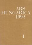 Ars Hungarica 1992/1 [antikvár]
