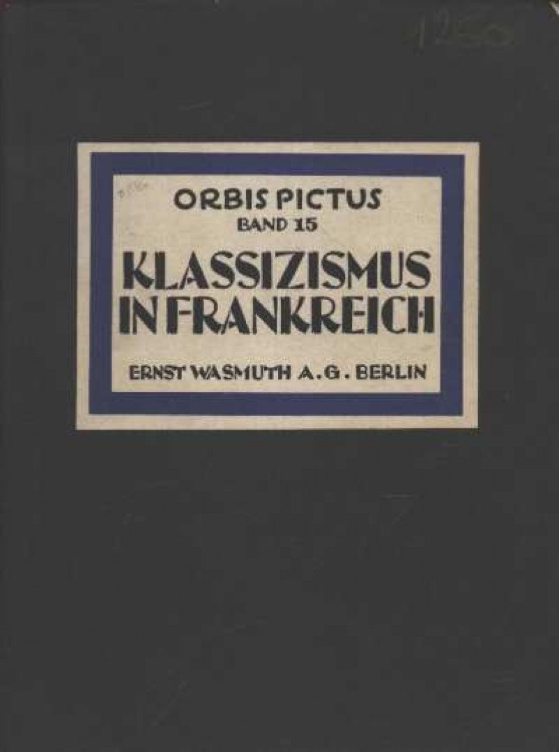 Klassizismus in frankreich [antikvár]