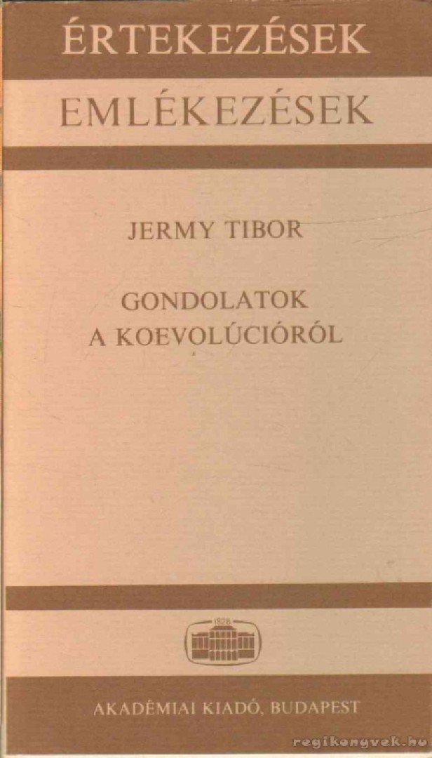 Jermy Tibor - Gondolatok a koevolúcióról [antikvár]