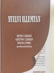 Bachát László - Nyelvi illemtan [antikvár]