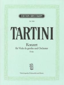 TARTINI,GIUSEPPE - KONZERT FÜR VIOLA DA GAMBA UND ORCH. D-DUR FÜR VIOLA DA GAMBA (Vc) /KLAVIER