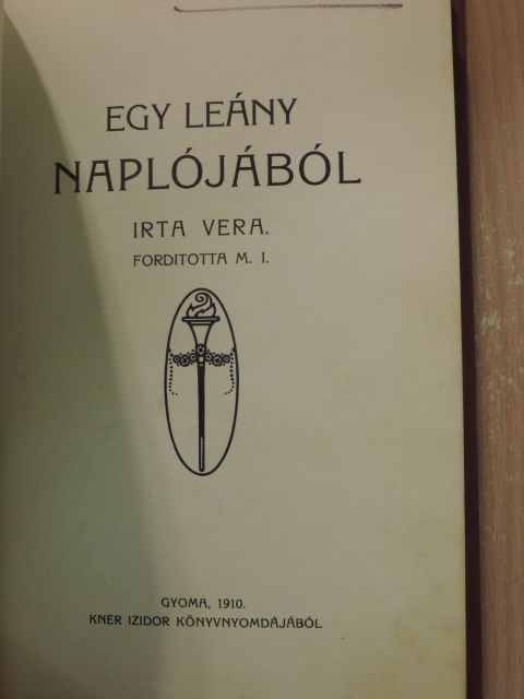Vera - Egy leány naplójából [antikvár]