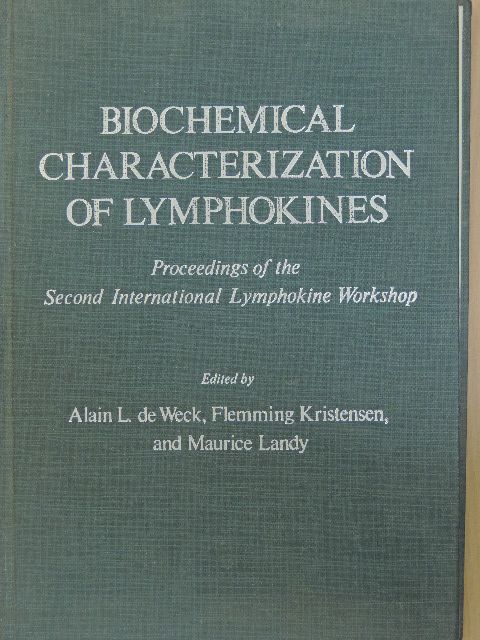H. G. Remold - Biochemical Characterization of Lymphokines [antikvár]