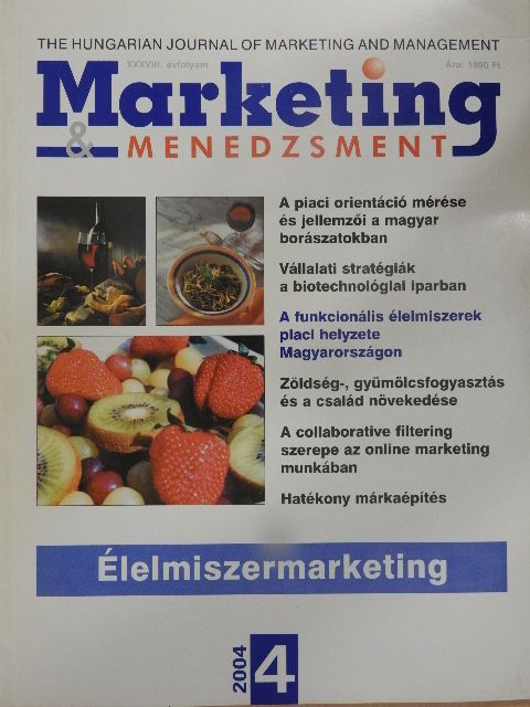 Baricz Anikó - Marketing & menedzsment 2004/4. [antikvár]