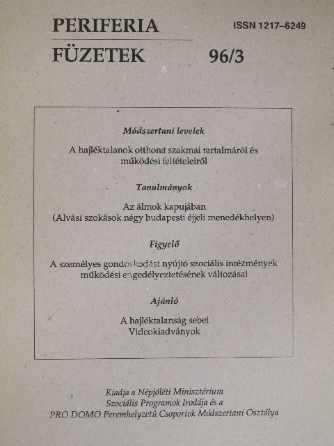 Mezei György - Periferia füzetek 96/3. [antikvár]
