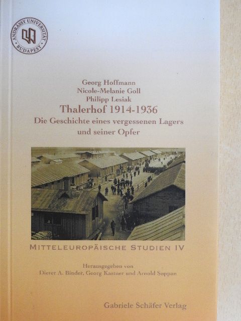 Georg Hoffmann - Thalerhof 1914-1936 [antikvár]