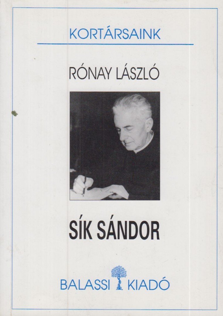 RÓNAY LÁSZLÓ - Sík Sándor [antikvár]