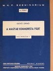 Gerő Ernő - A Magyar Kommunista Párt [antikvár]