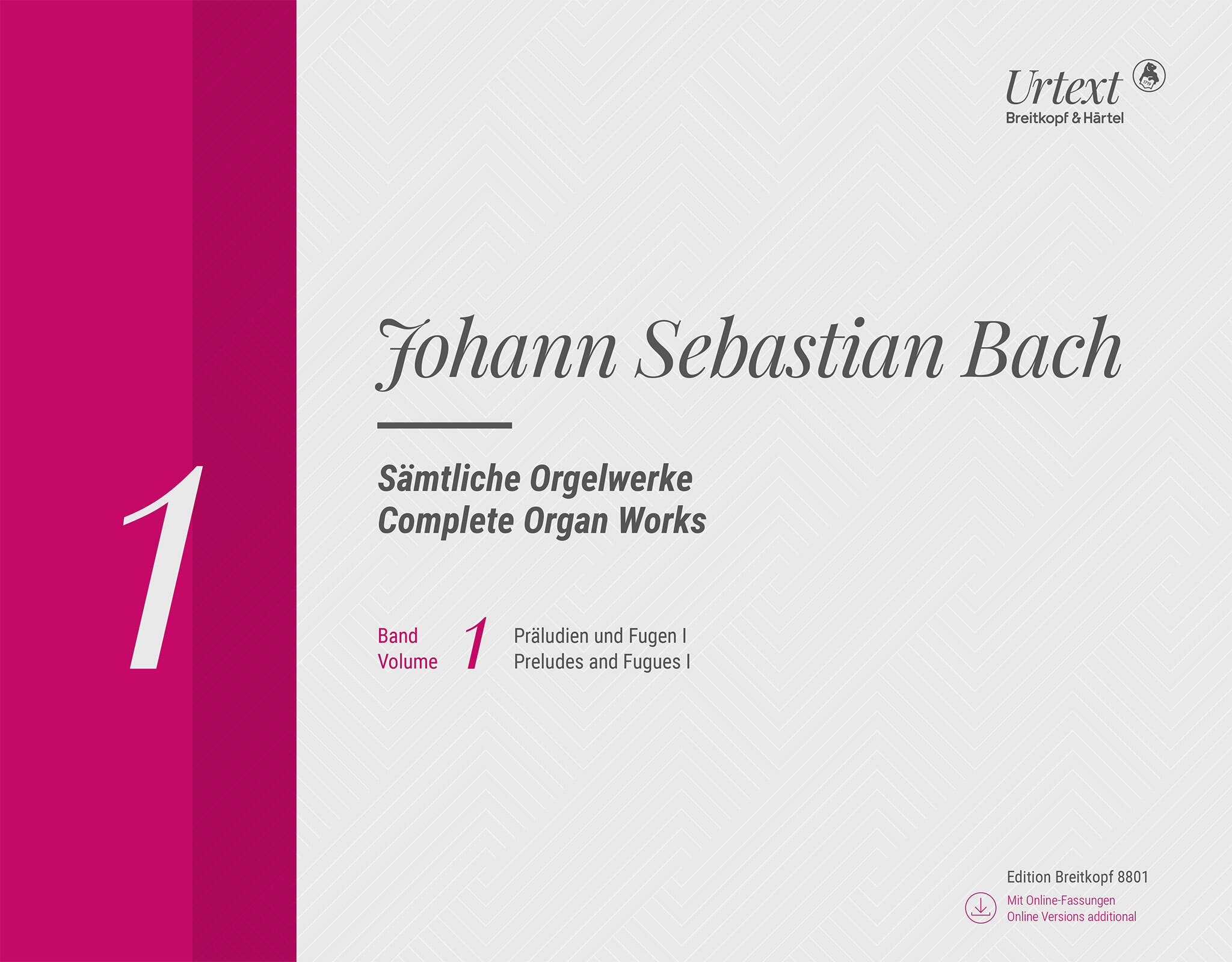 J. S. Bach - SAEMTLICHE ORGELWERKE BAND 1. PRAELUDIEN UND FUGEN I (MIT CD-ROM) (SCHULENBERG)