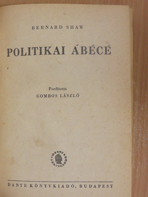 Bernard Shaw - Politikai ábécé [antikvár]