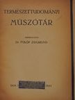 Természettudományi műszótár [antikvár]