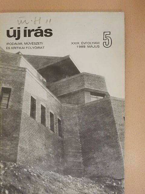 Bratka László - Új Írás 1989. május [antikvár]