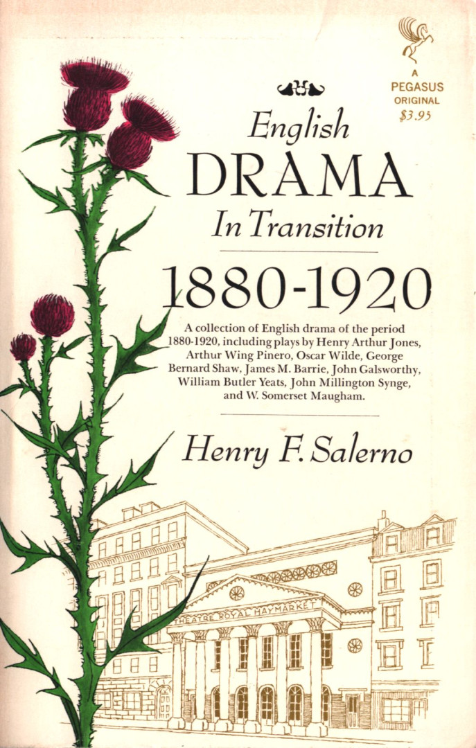 Henry F. Salerno - English Drama in Transition 1880-1920 [antikvár]