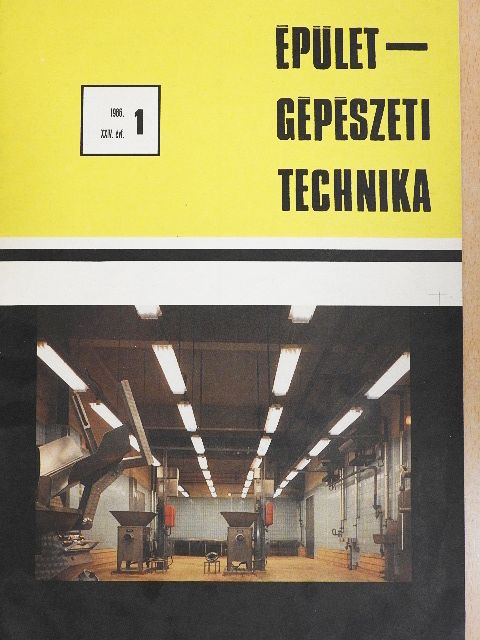 Beke Lajos - Épületgépészeti Technika 1986/1. [antikvár]
