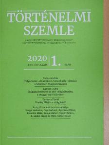 Katona Csaba - Történelmi Szemle 2020/1. [antikvár]