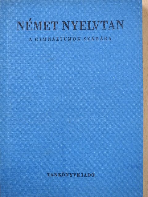 Paulinyi Zoltán - Német nyelvtan [antikvár]