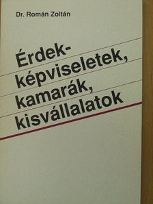 Dr. Román Zoltán - Érdekképviseletek, kamarák, kisvállalatok [antikvár]