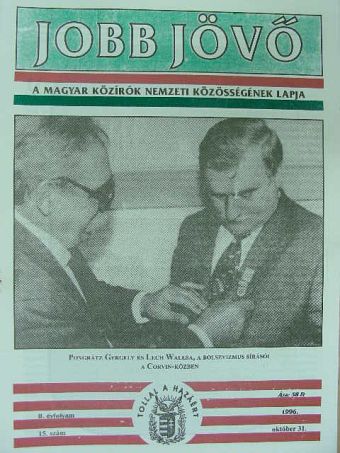 Jobb Jövő 1996. október 31. [antikvár]