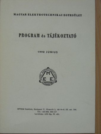 Program és tájékoztató 1990. június [antikvár]