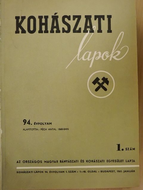 Borovszky Ambrus - Kohászati Lapok/Öntöde 1961. január-december [antikvár]