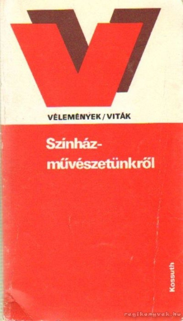 ANTAL GÁBOR - Színházművészetünkről [antikvár]