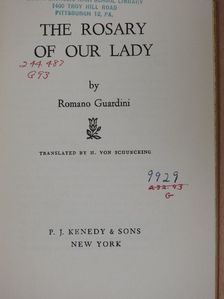 Romano Guardini - The Rosary of Our Lady [antikvár]